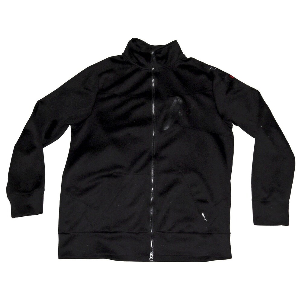 Spyder Active Pro Web Full Zip Jacket Men’s Size Large Black Logo Pockets